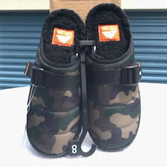 Outdoor Water Repellant Slip On Camouflage Sandals . Size: 8 . Ozark Trail - Picture 2 of 10